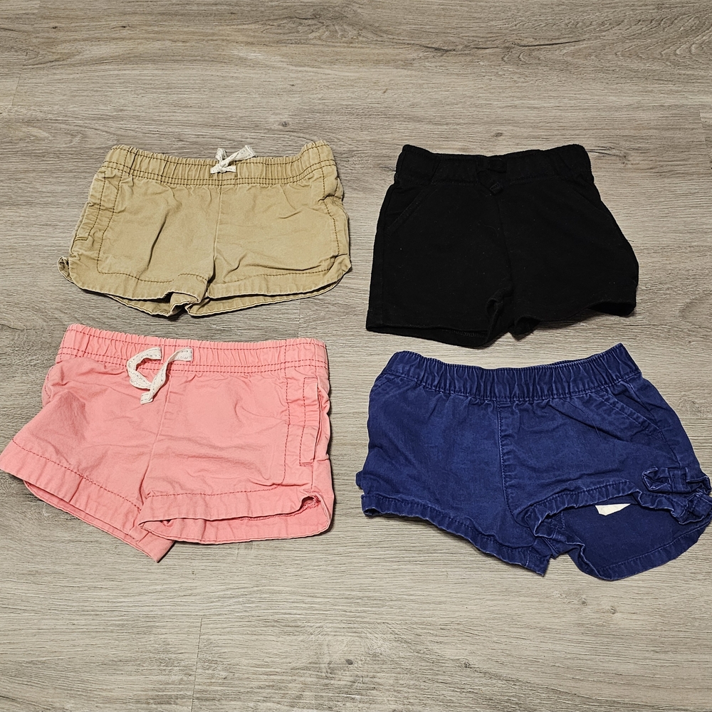 Baby/Toddler - 12 Month Assorted Color Shorts Set